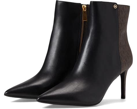 michael michael kors alane flex bootie|Alina Flex Leather and Logo Ankle Boot .